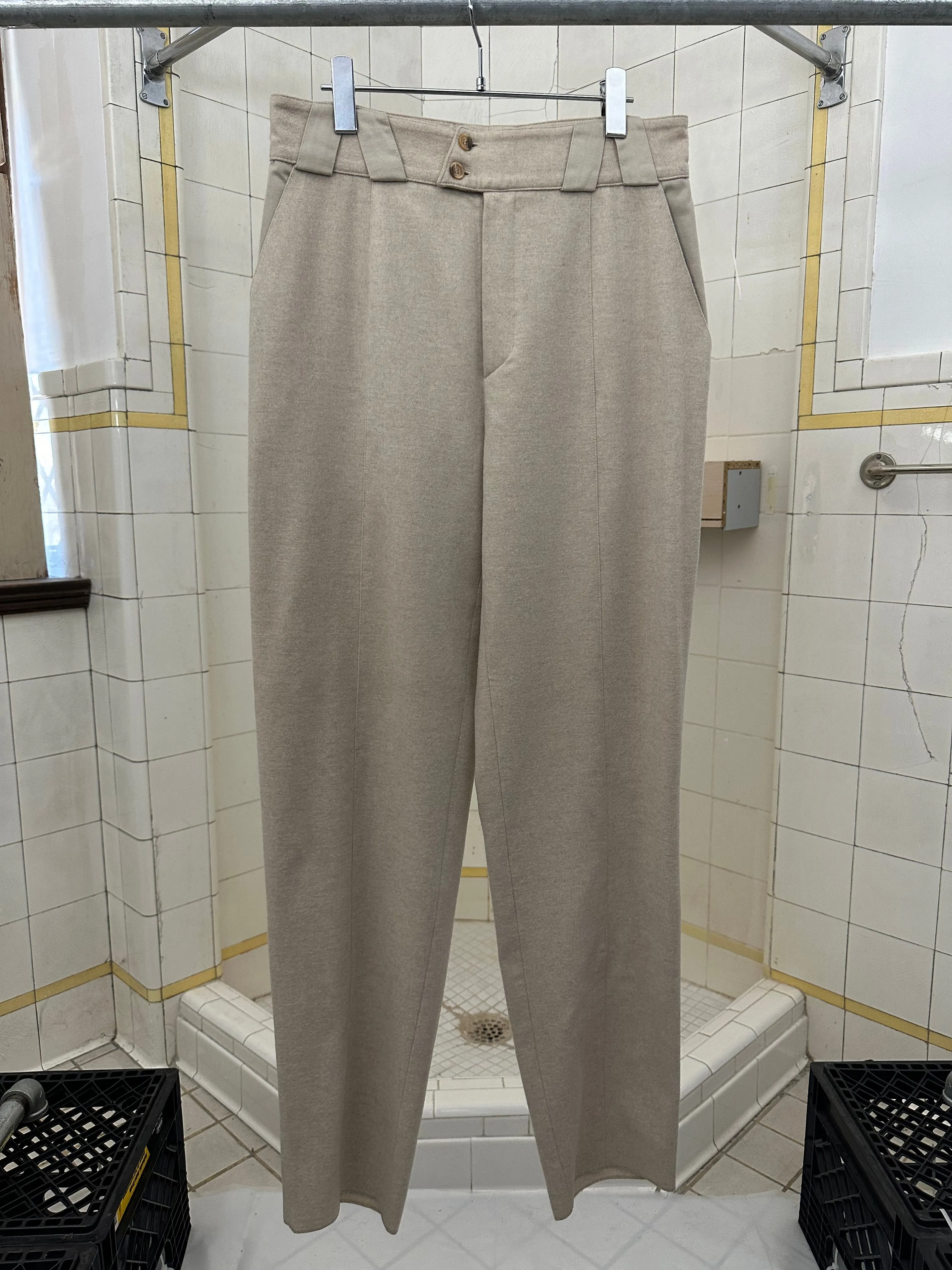 1980s Claude Montana High Waisted Trousers - Size M
