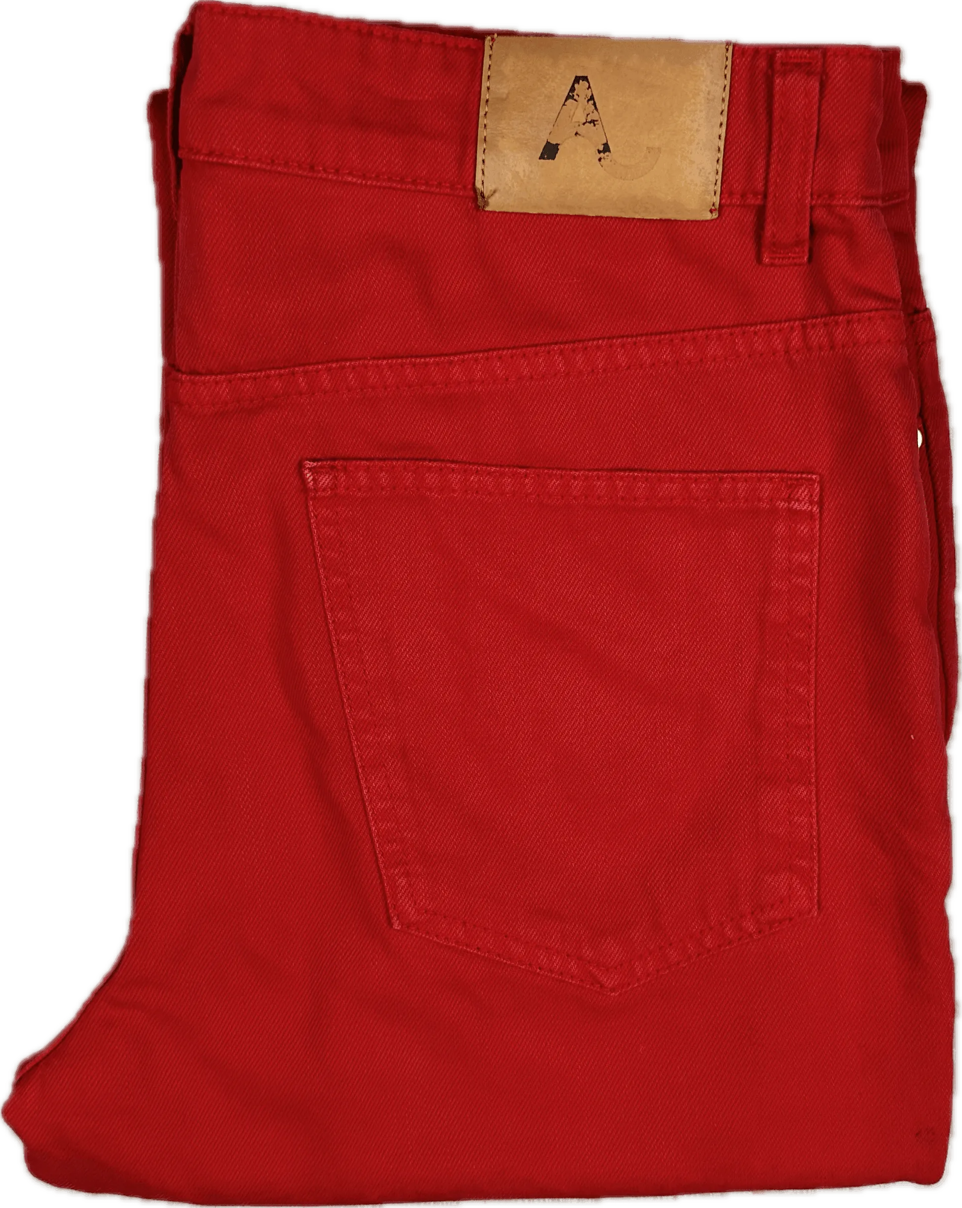 Alexa Chung Red Relaxed Straight Fit Jeans- Size 29