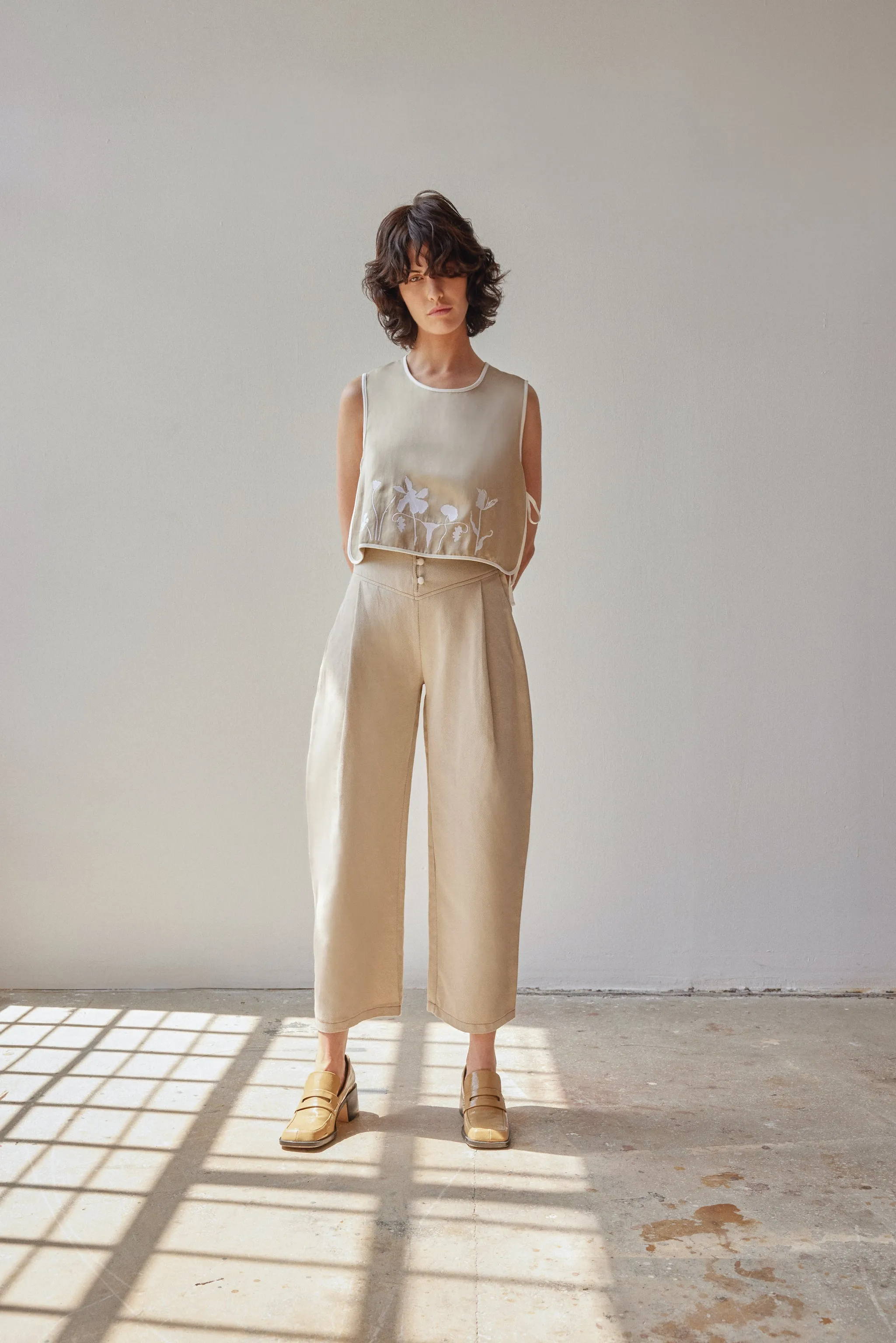 Aria Trousers - Beige
