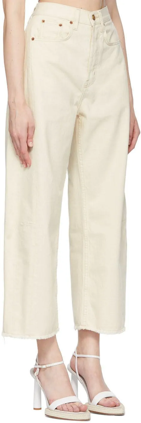 B Sides Off-White Lasso Jeans