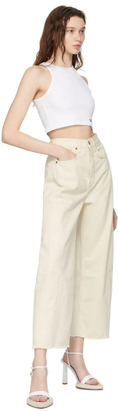 B Sides Off-White Lasso Jeans