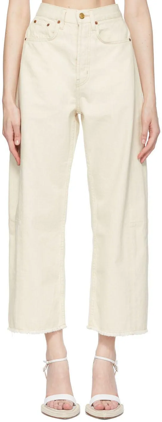 B Sides Off-White Lasso Jeans