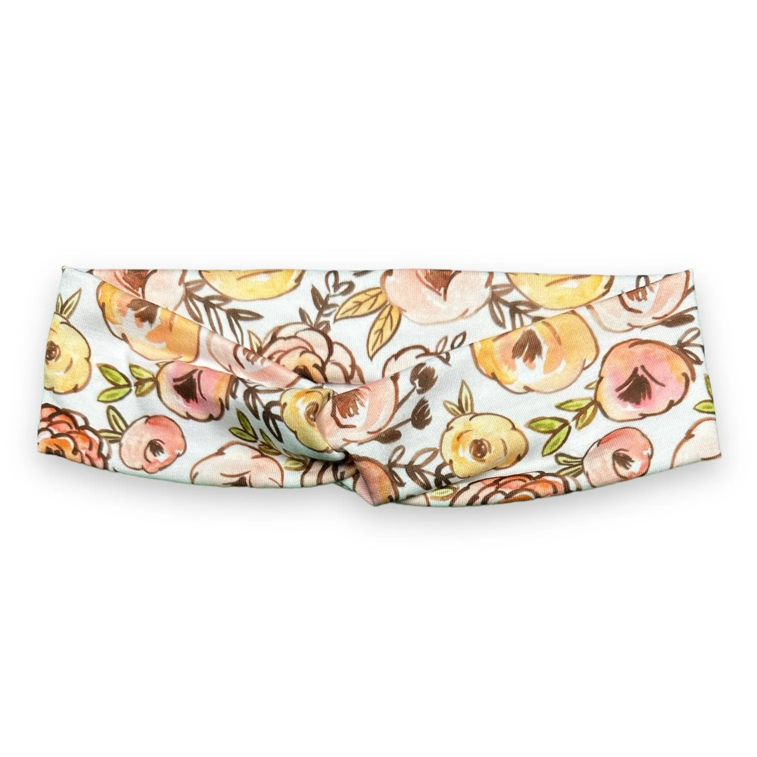 Blushing Floral Knotties Headband