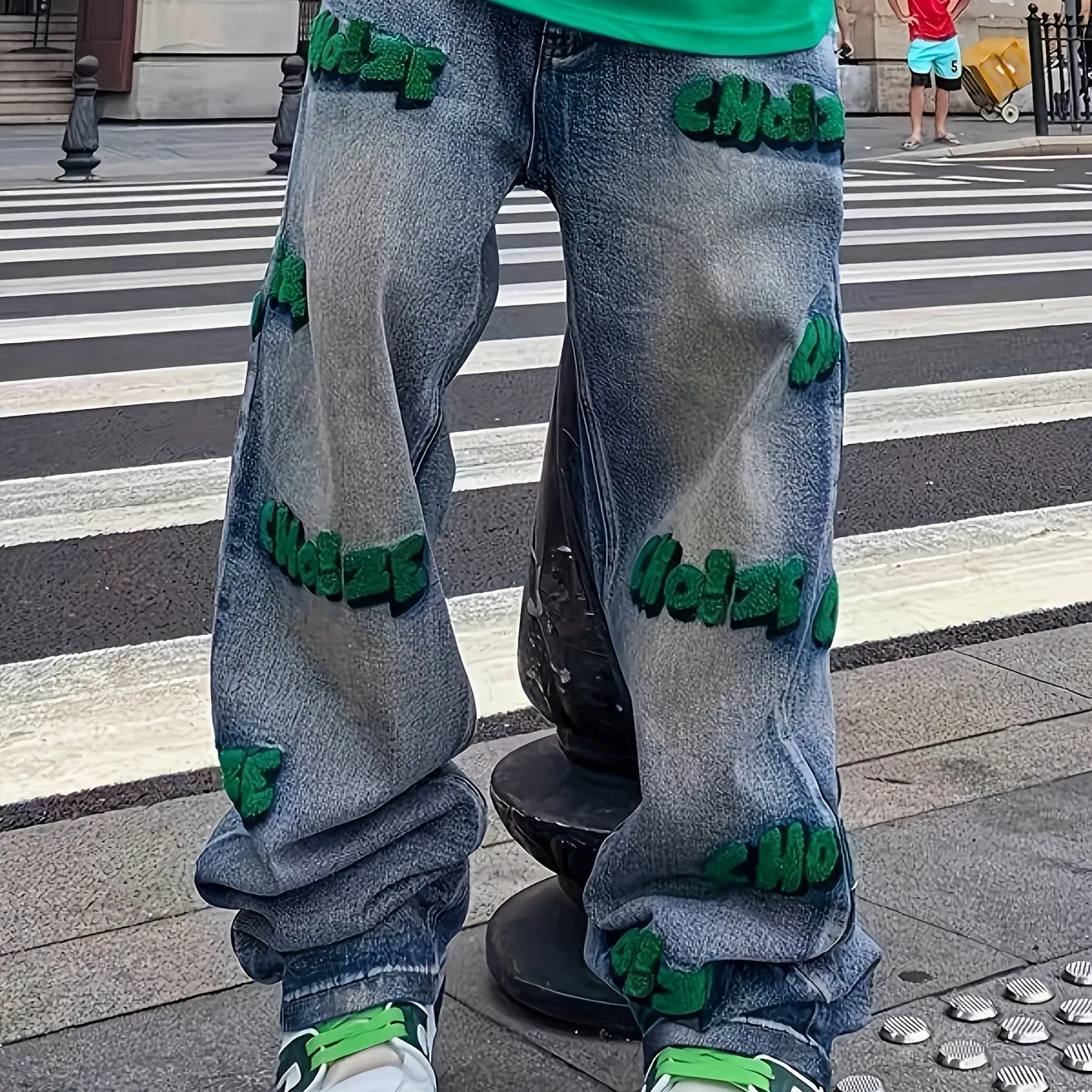 Bold Graffiti Street Jeans