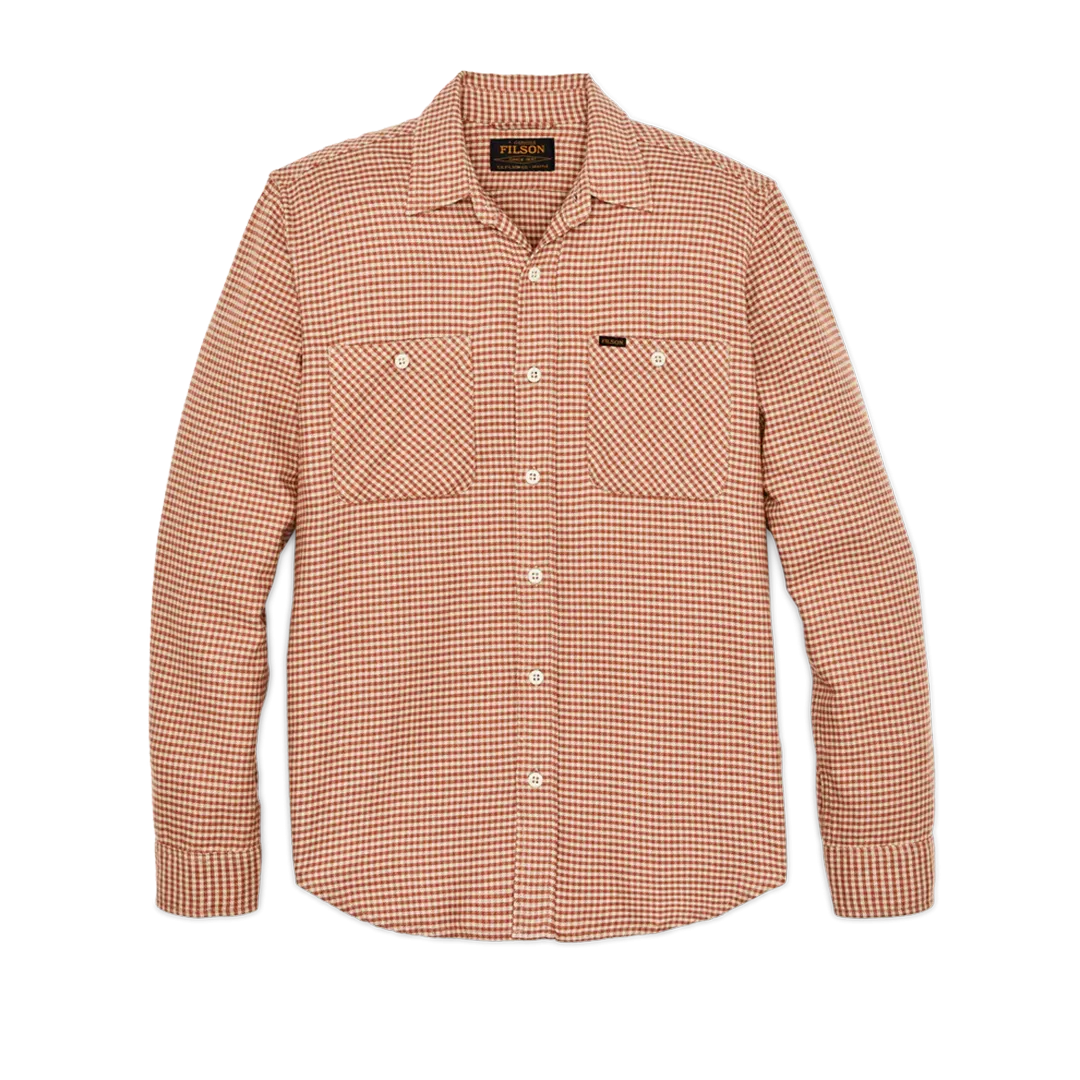 Filson - Rangeland Flannel - Salmon / Oat