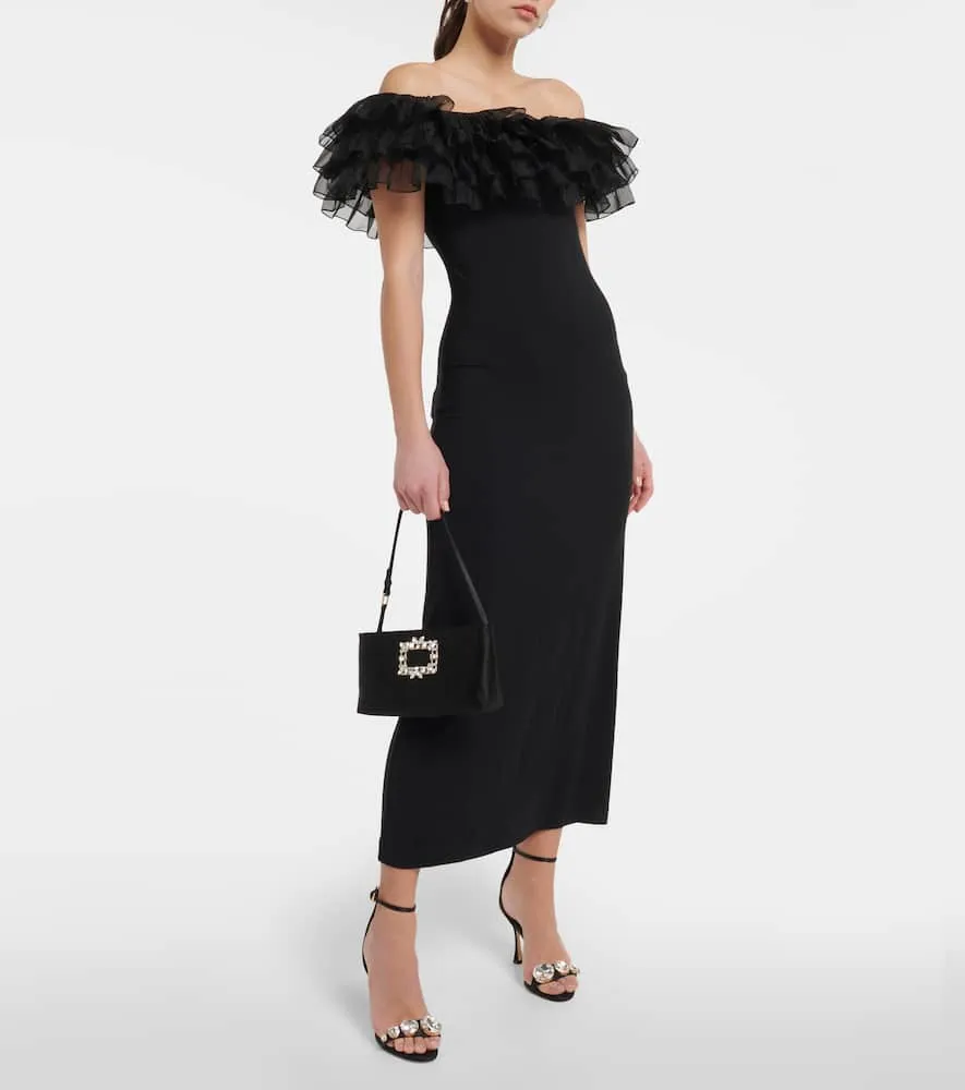 Giambattista Valli Off-shoulder ruffle-trimmed maxi dress