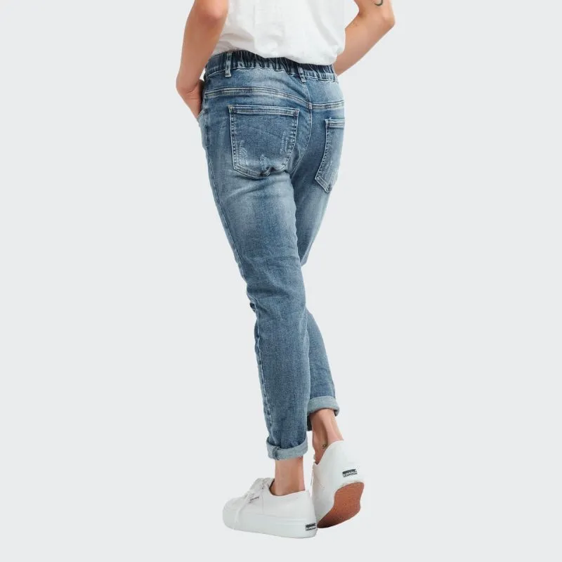 Italian Star | Emma Stretch Jean - Denim