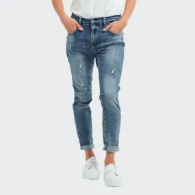 Italian Star | Emma Stretch Jean - Denim