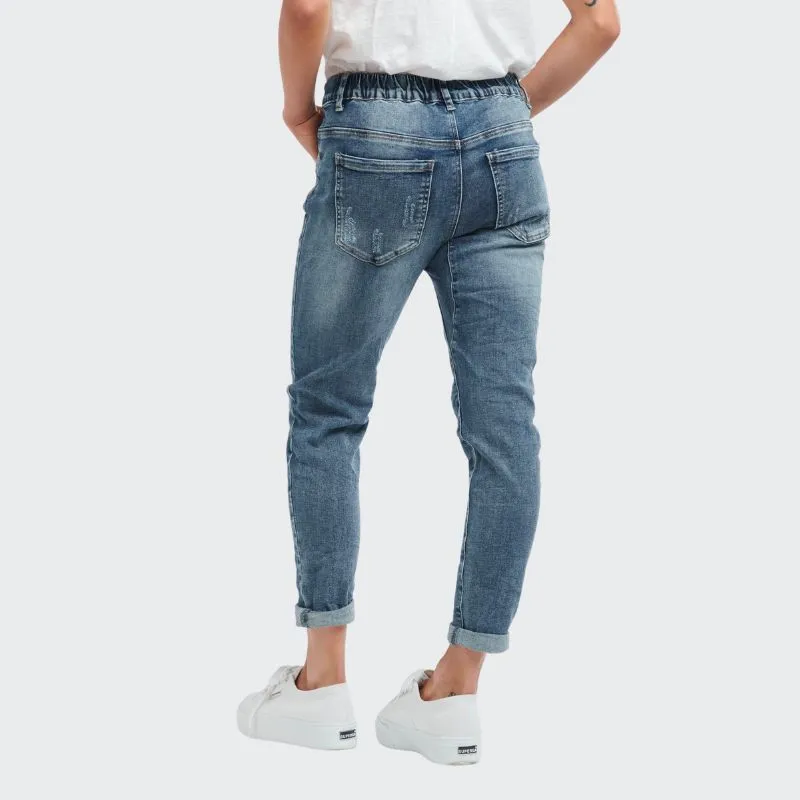 Italian Star | Emma Stretch Jean - Denim