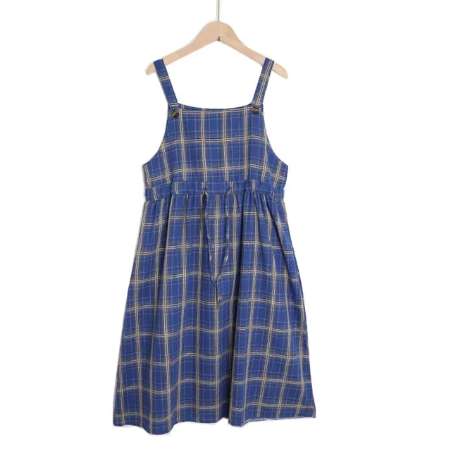 Kawaii Plaid Fashion Pinafore Summer Dress