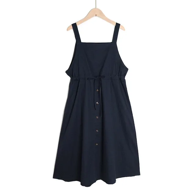 Kawaii Plaid Fashion Pinafore Summer Dress