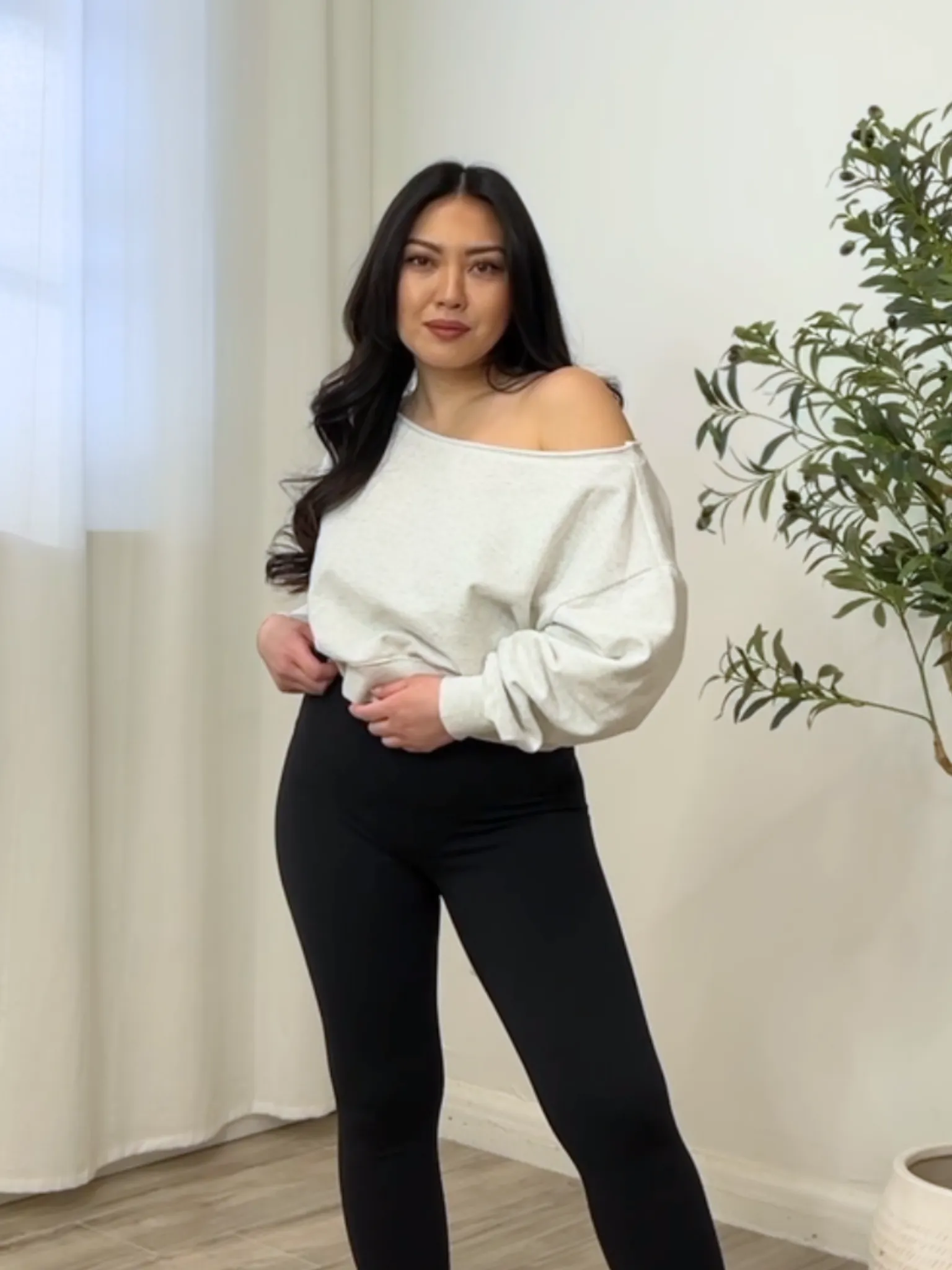 Mae Off-shoulder Sweater Top