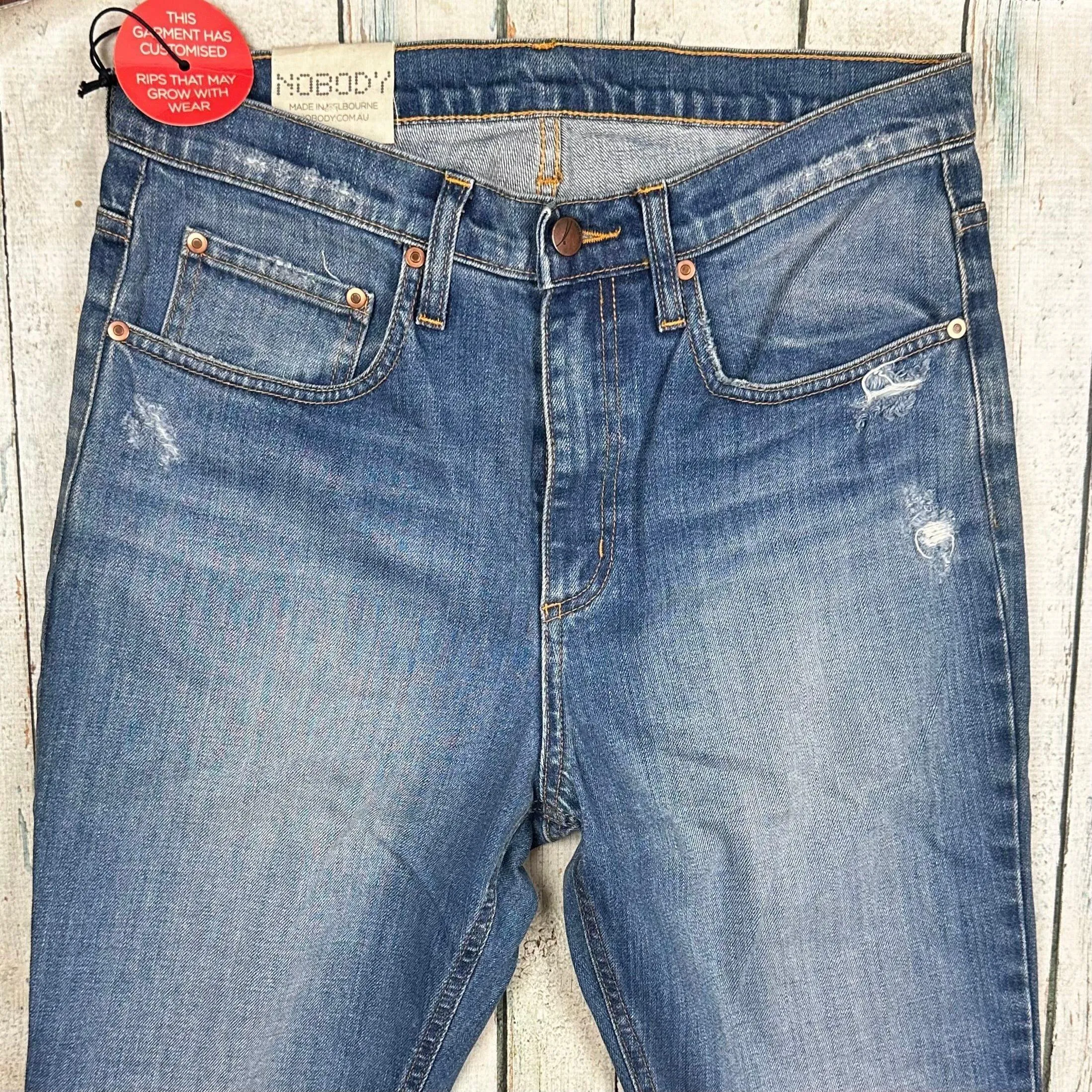 NWT- NOBODY 'Slung' Long Rise Relaxed Fit- Size 27