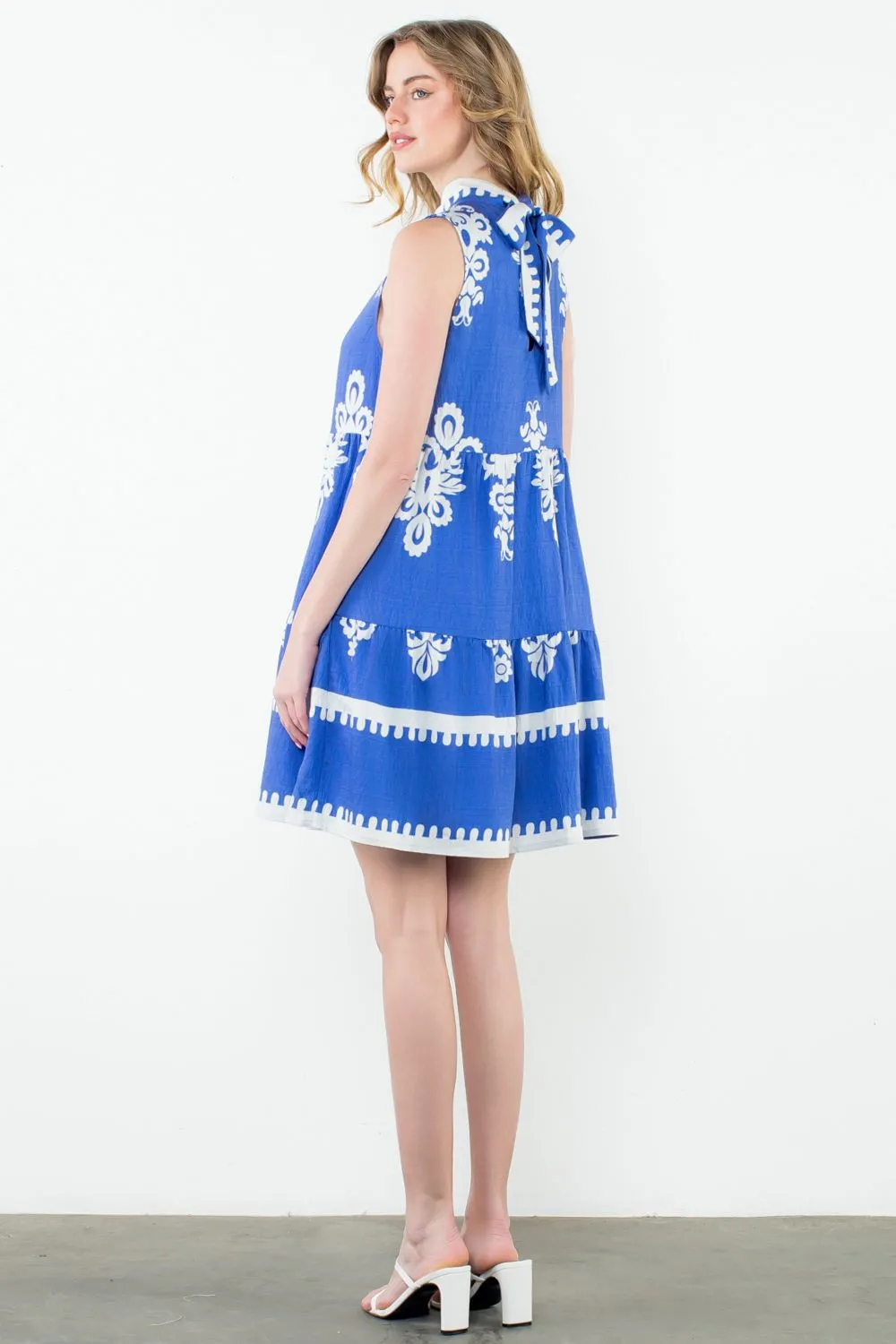 Sasha Tiered Midi Dress by THML