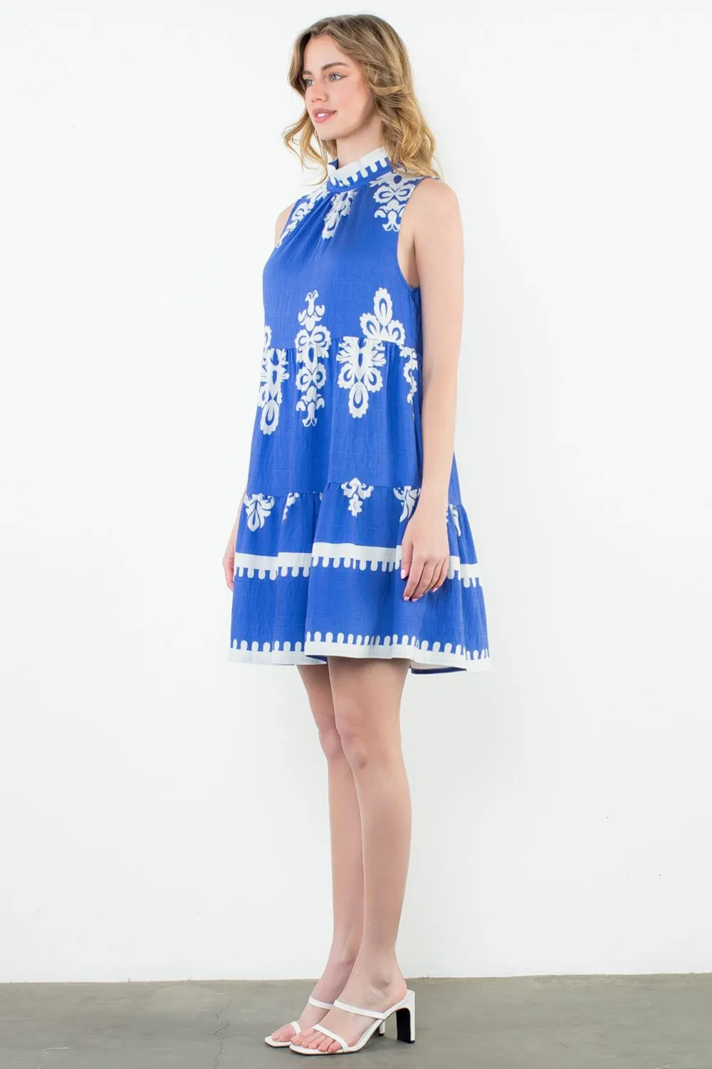 Sasha Tiered Midi Dress by THML