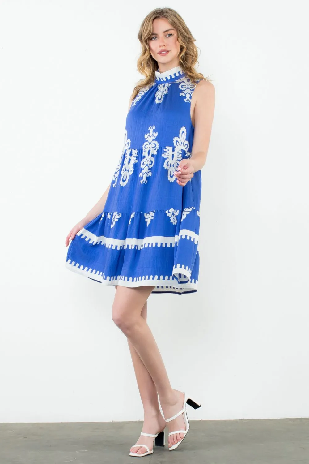 Sasha Tiered Midi Dress by THML